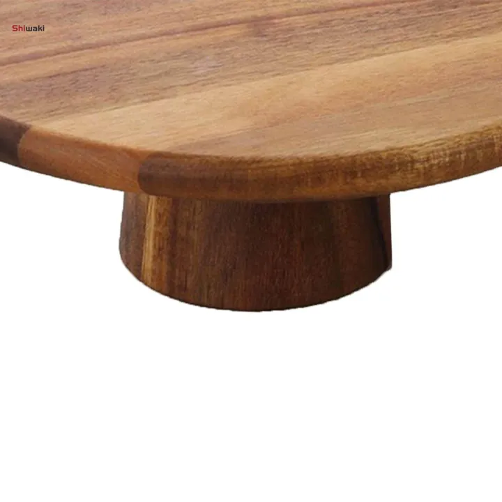 Wood%20Cake%20Stand%20Serving%20Platter%20High%20Pedestal%20for%20Cakes%20Pies%20Desserts%20Display%20and%20Serve,%20Centerpieces%20Birthday%20Wedding%20Occassion%20Use%20-%20Image%202