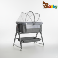 Modern Newborn Cot Portable Infant Bedside Sleeper Foldable Cradle Bed Crib Swing Baby Bassinet |AT 0552 |Blackito. 