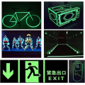 1M Self-adhesive Luminous Tape Fluorescent Glow In Dark Safety Warning Security Stationery Home Decoration DIY Tapes. 