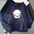 2023 Happy Bubu Is Using Mini Fans Hoodies Panda Bear Clothes For Girls Sweatshirt Women Korean Tops Long Sleeve Pocket Female C. 