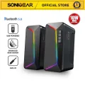 SONICGEAR IOX 2 STEREO BLUETOOTH 2.0 SPEAKER SYSTEM. 