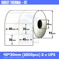 Direct Thermal DT Paper Shipping Label Barcode Stickers Rolls Adhesive Sizes 100*150mm 30*40mm 40*70mm. 