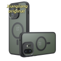 Suitable for OnePlus Turbo6 Fog Magnetic Stand Phone Case onePlus15 Magnetic 1+1ACE6 Protective Case. 