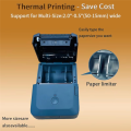 Portable Label Thermal Printer Inkless Printer Label Maker for Business and Retail. 