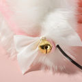Plush Cat Ears Bell Headband Super Fairy Japanese Soft Girl Headdress Photoshoot. 