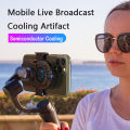 AH-102 Portable Semiconductor cooling Phone Radiator Semiconductor Refrigeration Phone Cooler For All Games Phone Cooling Fan Case For Phone. 