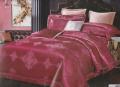 Luxury wedding bedsheet 4pcs Duvet cover set satin/cotton designer bed sheet. 