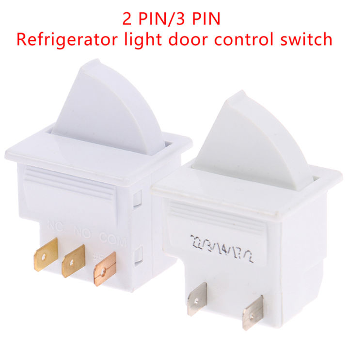 Tools 2-pin/3-pin plug Refrigerator Door Light Switch Parts Control Lighting Compatible With Rongsheng Hisense Haier Refrigerator Light Door Control Switch Parts Replacement GENGLI