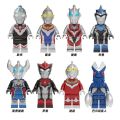 【Best price】Compatible with LEGO Ultraman Toys Tiga Geed King of Monsters Godzilla Ghidorah Building Blocks Minifigures. 