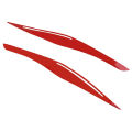 Carbon Fiber Headlight Eyelid Eyebrow Cover Stickers Trim for BMW E90 E91 328I 335I M3 2006-2011. 