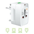 All-in-One International Travel Power Adapter Compact Durable Electricity Adapter with Built-in Surge Protection Shutter Safety and Power Light Indicator Travel Adapter Universal Adaptor Multi Socket Power Charger Electric Power Connector. 