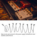 Clutter Effect Guitar Copper PVC Cable Daisy Link 1 Cable Effect Pedals Daisy Chain to 8 and Core Reduction Board Cables. 