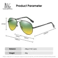 LouisWill Men Sunglasses Night Vision Sunglasses Classic Sunglasses Double Beam Frame UV400 Polarized Sunglasses Eyewear Ultra Light Elastic Leg Anti Glare Glasses Outdoor Sports Driving Sunglasses. 