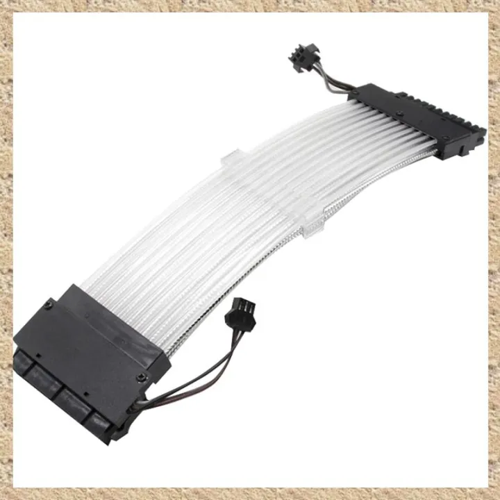 Colorstream Cable Adapter Spare Parts PC Case PSU Extension RGB Cable, ATX 24Pin Color Line ARGB ...
