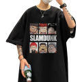 Yfashion Men and Women's Summer T-shirt - Oversized Cartoon Anime Pattern Street Hip-hop Trendy Short Sleeve Tee Tops. 