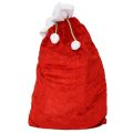 Christmas Large Santa Claus Bags with Drawstring Cord Velvet Santa's Present Sack Bags for Xmas Present Toys Xmas Decoration 1PC. 