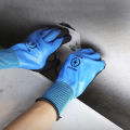 Blue Electrician Insulating Gloves Withstanding Voltage 1000V High Elasticity Touch Screen Safety Protective. 