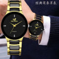 New 2024 Year Watch Business Watch Alloy Fashion Men's and Women's Watch Simple Couple's Watch Non-Machine. 