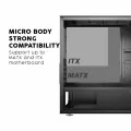 ARMAGGEDDON TRON VII MIRCO-ATX GAMING PC CASE (BLACK). 