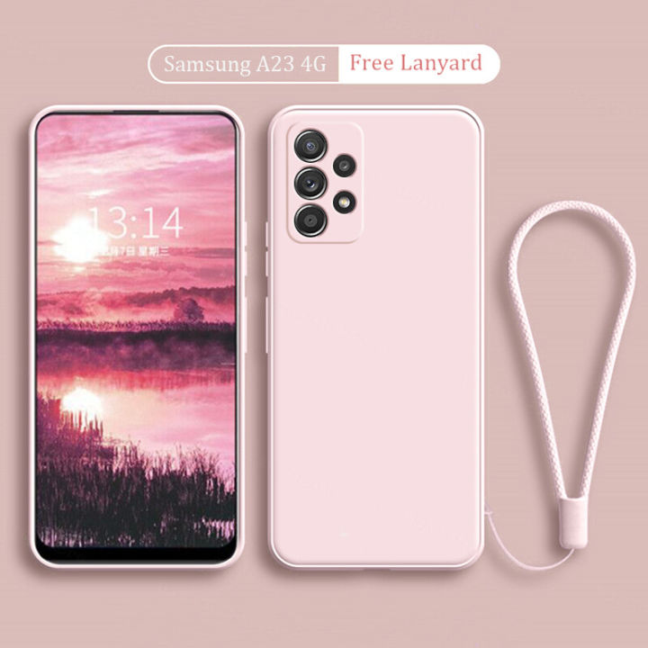 Samsung%20Galaxy%20A23%204G/A23%205G%20Phone%20Case%20Lens%20Protection%20Casing%20Solid%20Straight%20Edge%20Liquid%20Silicone%20Soft%20TPU%20Back%20Cover%20-%20Image%208