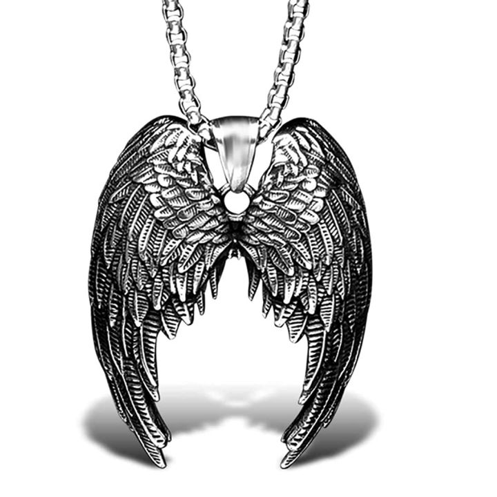 Steel%20Warrior%20New%20Creative%20Stainless%20Steel%20Angel%20Wings%20Pendant%20Necklace%20Personality%20Trendy%20Wings%20Men's%20Pendant%20-%20Image%205