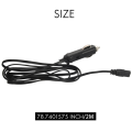 2m 12V Replacement Car Cooler Box Fridge Lighter 2 Pin Charger Cable. 
