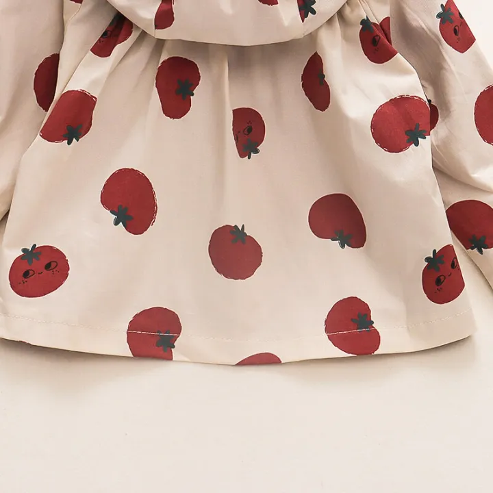 Tomato%20Print%20Infant%20Hooded%20Jacket%20Spring%20And%20Autumn%20New%20Girls'%20Baby%20Long%20Sleeve%20Zipper%20Coat%20Versatile%20Girl%20Children'S%20Clothing%20Suitable%20For%200-3%20Years%20Old%20-%20Image%206