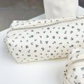 Cloth Floral Pencil Case Beautiful *6*7cm Makeup Bag Stationery Bag for School Office Travel Makeup Storage Gift For Girls. 