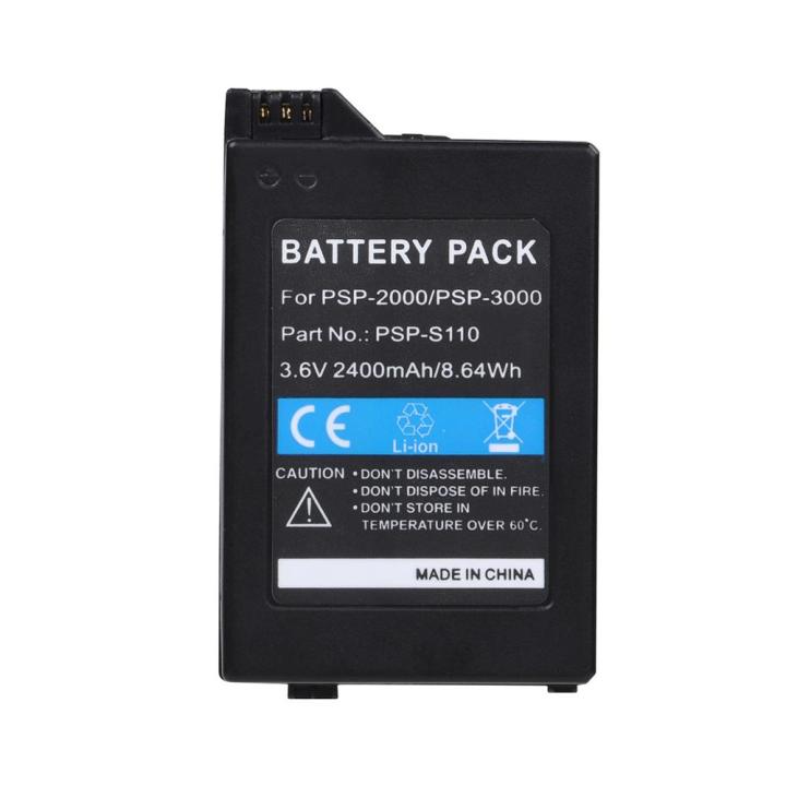 【sought-after】 1PCS 3.6V 2400mAh PSP S110 PSP2000 PSP3000 Gamepad Controller