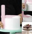 Adjestable Cake Leveler Fondant Spatulas Cake Edge Smoother Cream Leveler. 