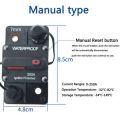 30A 40A 50A 60A 70A 80A 100A 120A 150A 200A 250A 300A AMP Circuit Breaker Fuse Reset 12-48V DC Car Boat Auto Waterproof Fuses - Auburn. 