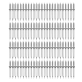 Skirting Board Wood 100PCS Double-Head Skirting Thread Seamless Nail No Trace Nails Sheep Horn Nails Durable Silver. 