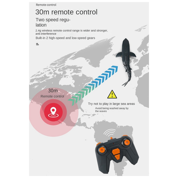 Smart%20Remote%20Control%20Fish%20Children'S%20Swimming%20Pool%20Beach%20Bath%20Toys%20Simulation%20Remote%20Control%20Mechanical%20Fish%20Robot%20Reusable%20Blue%20-%20Image%205