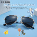 OQ BOGA 5 Colors Unisex Aviator Frame Anti UV Polarized Kids Sunglasses Children Outdoor Eye Protection Full Rim Sun Glasses. 