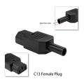 5PCS IEC C13 Power Plug Connector C13 Female Plug Power Adapter Connector 3 Pin Power Socket 250V 10A AC Power Adapter. 