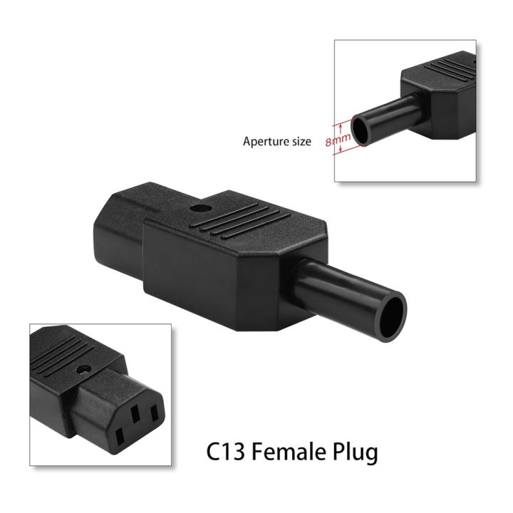 5PCS%20IEC%20C13%20Power%20Plug%20Connector%20C13%20Female%20Plug%20Power%20Adapter%20Connector%203%20Pin%20Power%20Socket%20250V%2010A%20AC%20Power%20Adapter%20-%20Image%202