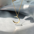 【Dream Sailing Store 】Fashion Sweet Moon Silver Plated Toy Temperament Clavile Chainage During. 