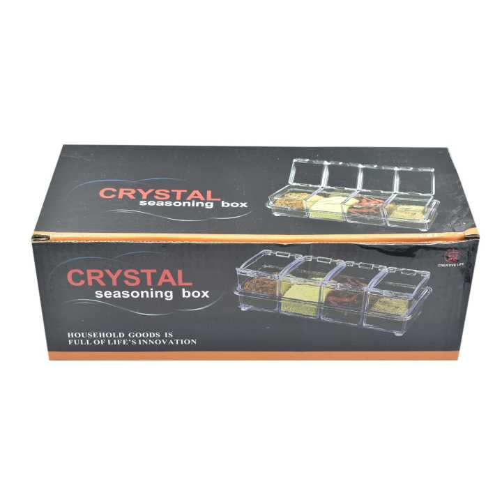 4%20Pcs%20Crystal%20Seasoning%20Box%20with%20Spoons%20and%20Tray%20Acrylic%20Spice%20Container%20Plastic%20Spice%20Jar%20Set%20Spice%20Storage%204%20Compartment%20Spice%20Jars%20with%20Cover%20and%20Spoon%20and%20tray%20for%20Kitchen%20-%20Image%202