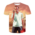 2022 New Grand Theft Auto Game GTA 5 Boys Summer T Shirts Cool GTA5 TShirt Colorful 3D Print T-shirt Tee Shirt Funny Tops. 