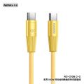 Remax RC-C106 27W Infinity Series Zinc Alloy Braided Fast Charging Data Cable 1.2M Type-c to Type-c USB C Charging Cable USB C Cable Android Cable Android Charger Android Data Cable Android Charging Cable Type C Charging Cable Type C Cable. 