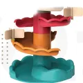 Track Ball Puzzle Game - Early Learning Stacking Track Rolling Ball Tower - 18M+. 
