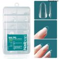 RenconghoujuanFifty percent discount Nailpop Soft Gel Tips for Nails Acrylic Material Short Medium Length Artificial Nail Capsule Accessories and Tools 120pcs/Box. 