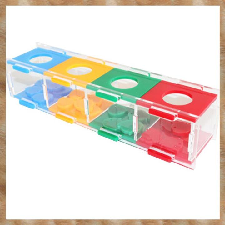Kqueebee Bird Toys Parrot Intelligence Toy Color Separation Coin Box ...