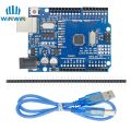 Uno R3 Ch340gmega328p Smd Chip 16mhz For Arduino Uno R3 Development Board Usb Cable Atega328p One Set. 