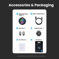 Vention Magnetic Phone Cooler 15W Heat Sink with LED Digital Display Cooling Fan for Gaming Radiator iPhone 17 16 15 14 pro max Samsung S24 Ultra S23 S22 Xiaomi 14 Huawei Mate 60 Clip on Portable USB C Heatsink. 