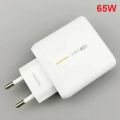 65W Charger For Realme GT 2 Neo 2T 8 9i X3 X7 X50 Q2 PRO Charger 65W Super VOOC/Dart Fast Charge Wall Adapter. 