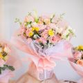 RHS Online 50cm x 360cm Snow Point Gauze Mesh Bouquet Wrapping Paper Craft Journaling Decor Packaging Paper DIY Wedding Party Florists Wrap Flowers. 