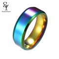 Sunny 1 Pc Ring Uni Stainless Steel Mirror Lightweight Finger Ring for Wedding. 