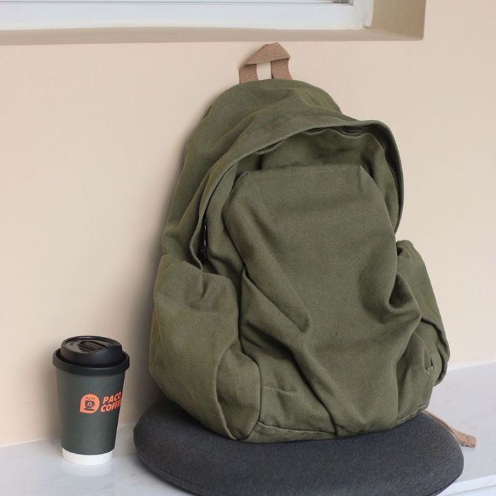 Japanese%20Style%20Washed%20Canvas%20Backpack%20Women's%20Simple%20All-Match%20College%20Students%20Bag%20Women's%20Idle%20Style%20High%20School%20Drape%20Backpack%20Women%20-%20Image%205