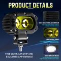 ♛COLIGHT 1PC Super Bright 4inch 48W Offroad LED Work Light Bar Spot Flood Beam DRL 4x4 LED Fog Yellow Light ATV LED Bar For Lada Truck Car 12v 24v. 